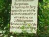 Burg Metternich – gevaarsbord (juli 2013)