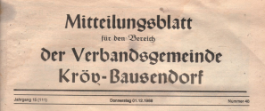 Mitteilungsblatt der Verbandsgemeinde Kröv-Bausendorf (1988)