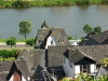 Goed te zien hoe dicht Zur Post bij de Mosel ligt (juli 2011)