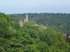Burgruine Löwenburg - burcht in landschap (mei 2018)