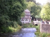Monschau - cafe aan de Rur (aug 2004)