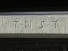 Opschrift 1779 boven deur (2007)