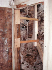 Noodconstructie keldertrapdeurpost (2008)
