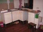 het begint op een keuken te lijken (juli 2009)