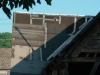 het dak boven de garage (juli 2011)