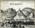 Schloss Oberstein - in 1645 toen de Nahe nog te zien was (okt 2018)