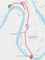 Wandeling Traben - route (juni 2019)