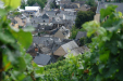 Weinlehrpfad - Uitzicht op ons huis (aug 2011)